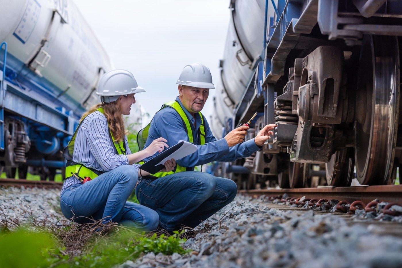Patio ferroviario y reportes